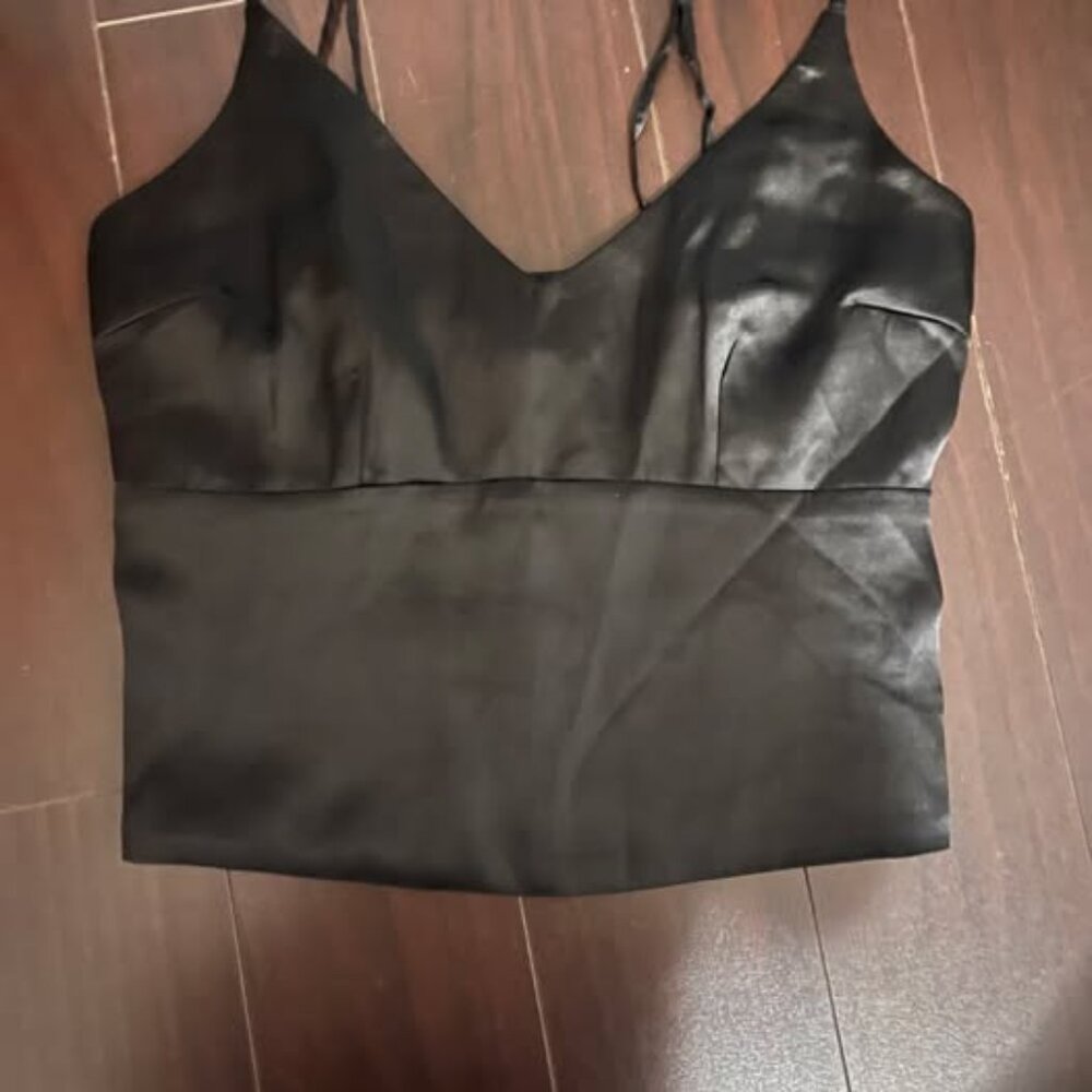 XS Abercrombie satin tank top